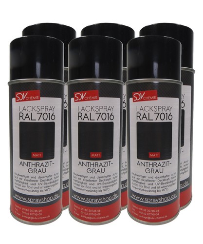 Lackspray ral 7016 - 6x,