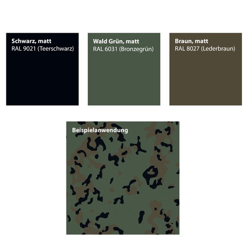 Flecktarn 400 ml - bw,