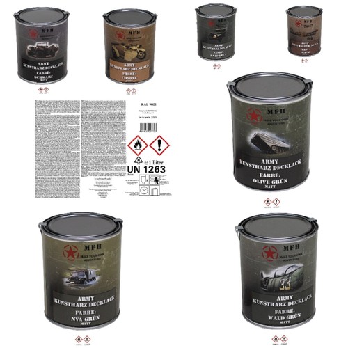 Mfh farbdose army liter - farbdose,
